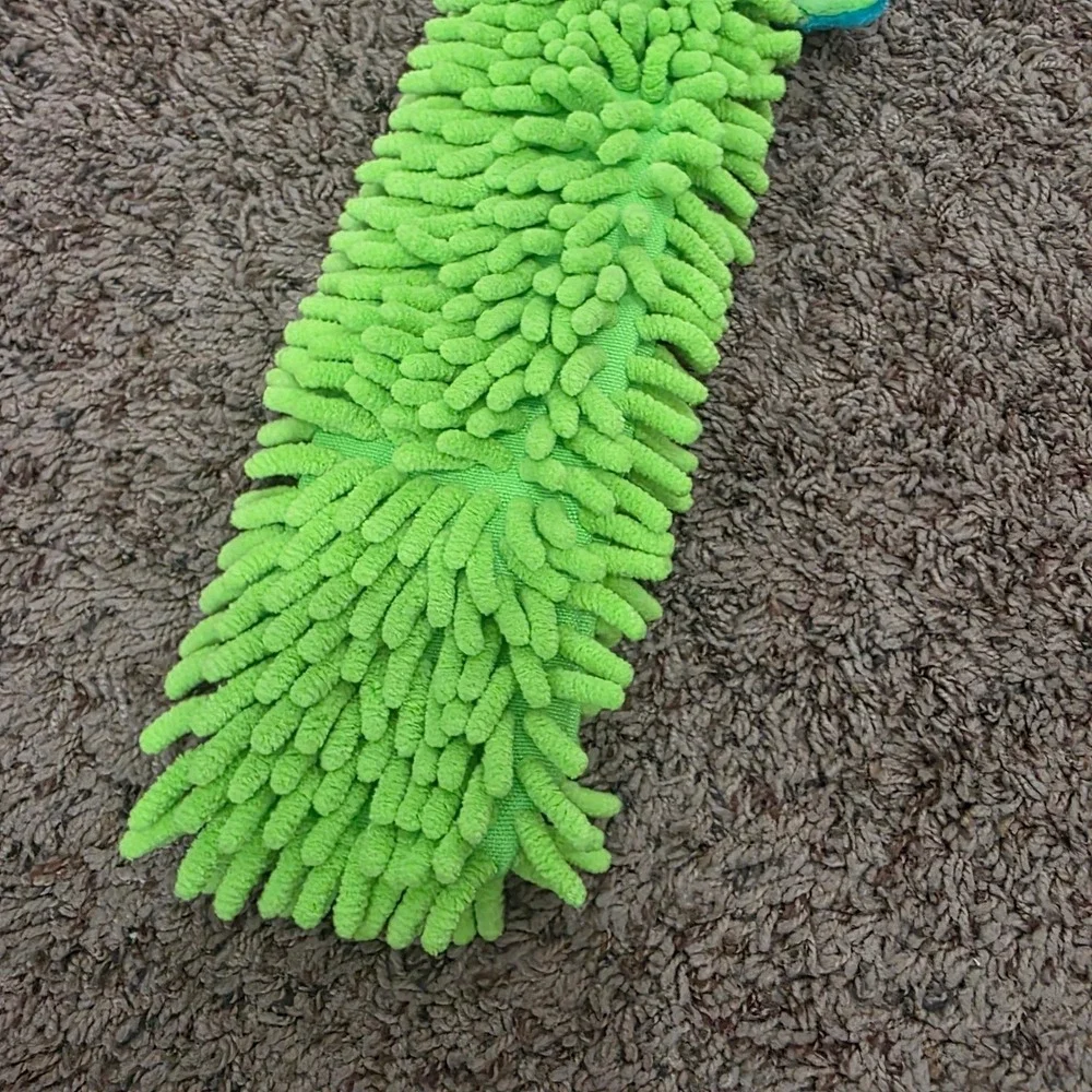 Norwex Kid Pet-To-Dry Dragon Hand Towel Hanging Chenille Microfiber BacLock Blue